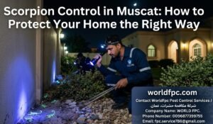Scorpion Control in Muscat How to Protect Your Home the Right Way