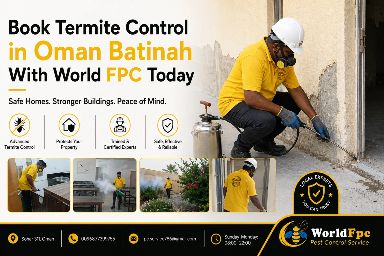 Blog image Title Book Termite Control in Oman Batinah With World FPC Today
