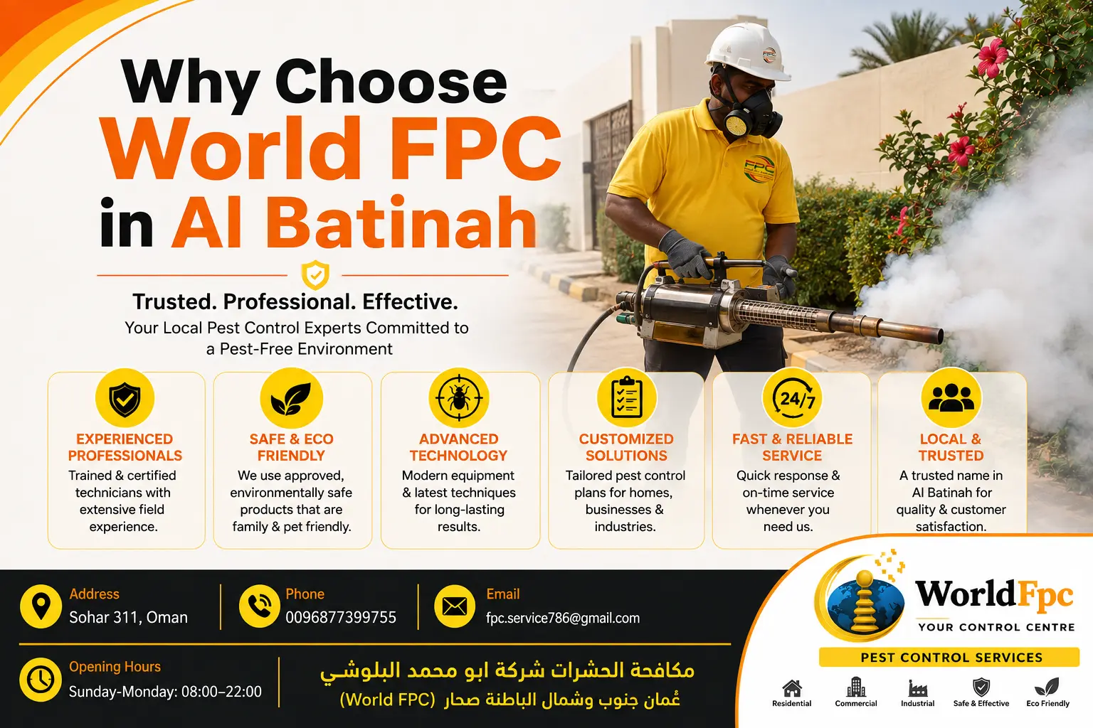 Why Choose World FPC in Al Batinah
