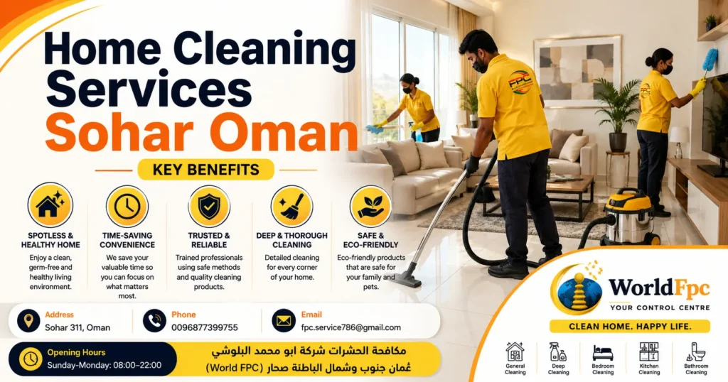 Home Cleaning Services Sohar Oman Key Benefits